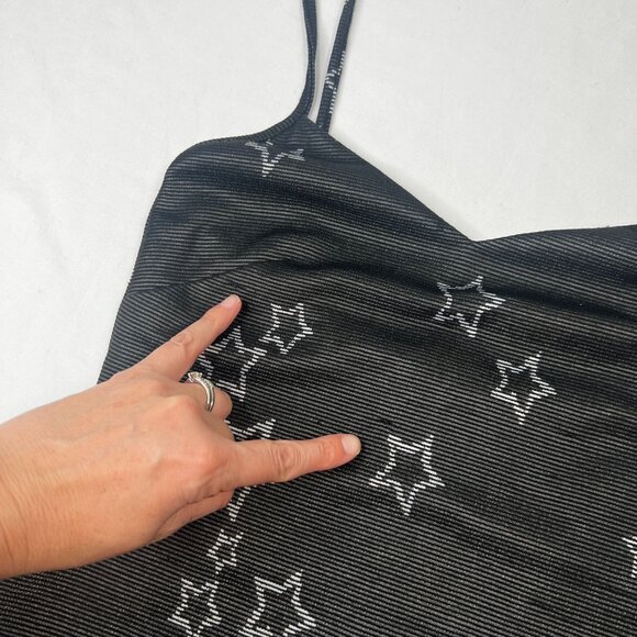 By johnny. Australia Star Scatter Slip Dress Midi Stretch Black US 6 - Picture 8 of 16